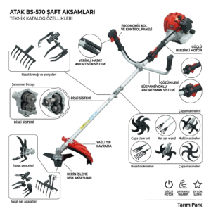 bolat atak bs 570 Şaft aksamları &ndash; orijinal yedek par&ccedil;alar | tarım park