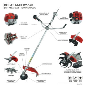bolat atak by 570 Şaft aksamları &ndash; orijinal yedek par&ccedil;a seti | tarım park